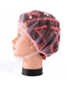 GORRO REDECILLA ROSA DE NOCHE CON CINTA PERFECT BEAUTY