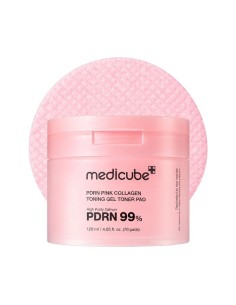 PDRN PINK COLLAGEN TONING GEL TONER PAD 70 PADS MEDICUBE | Comprar Online