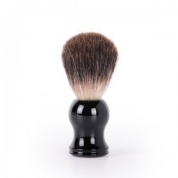 BROCHA AFEITAR MANGO PLASTICO NEGRO